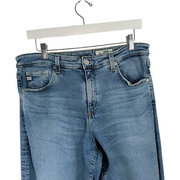 AG Adriano Goldschmied Saige Wide Leg Crop Jeans 18 Years Atlantic Womens 32 - Picture 3 of 9